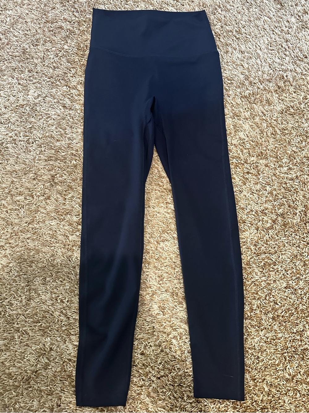 Zenana Outfitters Navy Blue High-Waist Leggings